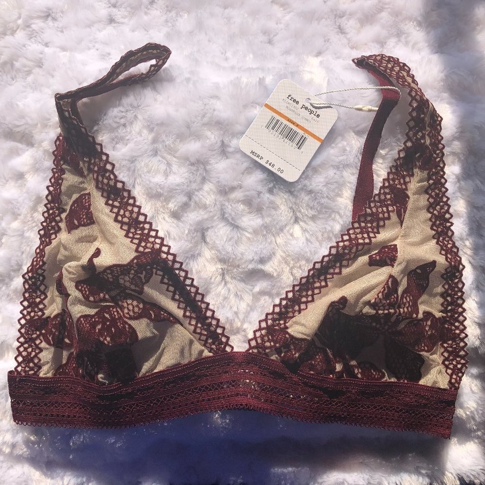 Free People Alia Bralette Size Small NWT - Picture 2 of 4